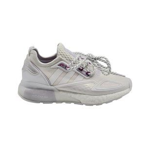 Adidas Womens ZX 2K Boost White Purple Tint Shoes Sneakers Size 7 worn once.